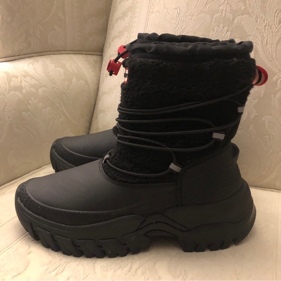 Hunter wanderer short sherpa  winter boots snow boots - Picture 5 of 10